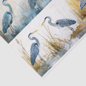 Blue Herons Collage 2 Decoupage Paper Seidenpapier (Ausschnitt)