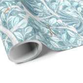 Blue Heron's Serene Nesting Place Geschenkpapier (Rolleneckpunkt)