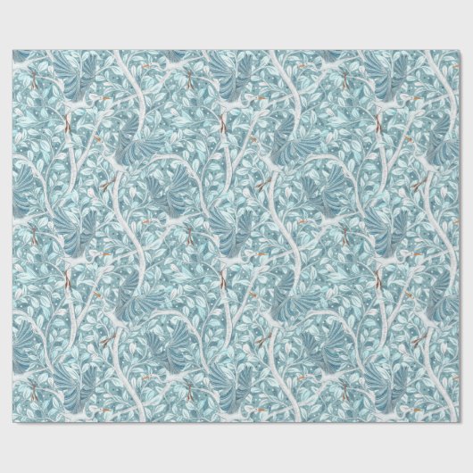 Blue Heron's Serene Nesting Place Geschenkpapier (Flach)