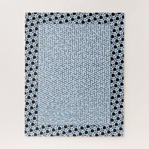 Blue Hexagon Maze Puzzle