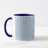 Blue Hexagon Maze Tasse (Links)