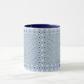 Blue Hexagon Maze Tasse (Zentrum)