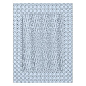 Blue Hexagon Maze Tischdecke (Vorderseite)