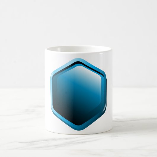 Blue Hexagon Tasse (Mittel)