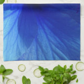 Blue Hibiskus Blume Geschirrtuch (Gefaltet)