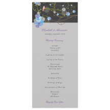 Blue Hibiskus & Swallows Blumenkhalkboard Hochzeit