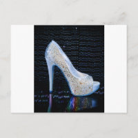 Blue High Heel