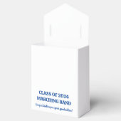 Blue High School Band Custom Graduation Party Geschenkschachtel (Geöffnet)