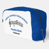 Blue High School Choir Personalisiert Waschbeutel (Rechte Ecke)