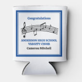 Blue High School Chor Custom Party Dosenkühler (Vorderseite)