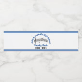 Blue High School Chor Custom Party Wasserflaschenetikett (Einzelnes Label)
