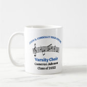 Blue High School Chor individuell anpassbar Kaffeetasse (Links)