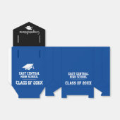 Blue High School Graduation Party Geschenkschachtel (Ungefaltet)