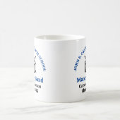 Blue High School Marching Band individuell anpassb Kaffeetasse (Mittel)