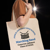 Blue High School Marching Band individuell anpassb Tragetasche