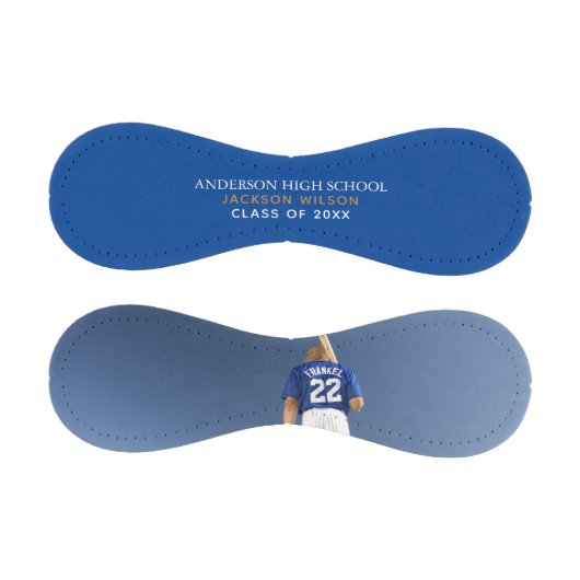 Blue High School Senior Player Foto Custom Team Baseball (Paneele)