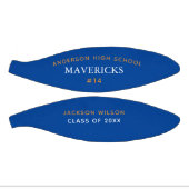 Blue High School Team Player Custom Abschluss Mini Basketball (Panele)