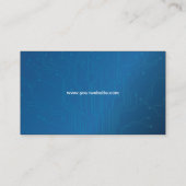 Blue High Technology Circuit Board-Visitenkarte Visitenkarte (Rückseite)