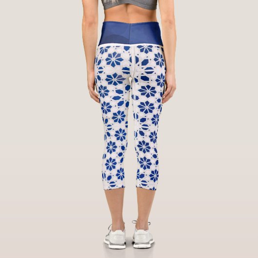 BLUE High Waisted Capris (Rückseite)