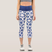 BLUE High Waisted Capris (Vorderseite)