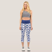 BLUE High Waisted Capris (Vorderseite)