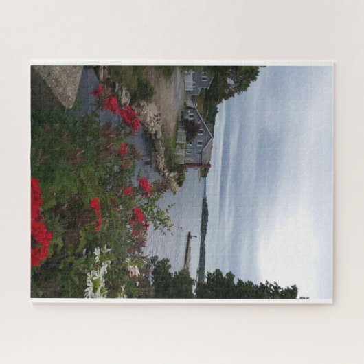 Blue Hill - Ein Hafen von Maine Puzzle (Horizontal)