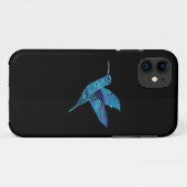 Blue Himmingbird Case-Mate iPhone Hülle (Rückseite (Horizontal))
