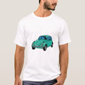 Blue Hippie Car Basic T - Shirt. T-Shirt (Vorderseite)