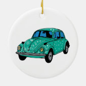 Blue Hippie Car Ornament (Hinten)