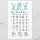 Blue Hippo Baby Shooter Word Search Game (Vorderseite)