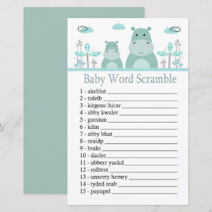 Blue Hippo Baby Wortspiel