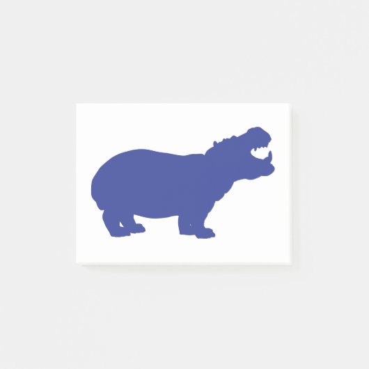Blue-Hippo Post-it Klebezettel (Vorderseite)