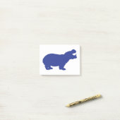 Blue-Hippo Post-it Klebezettel (Auf Schreibtisch)