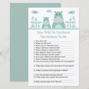 Blue Hippo Wie gut kennen Sie Babydusche?