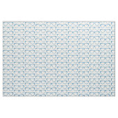 Blue Hipster Geek Glasses Fabric Stoff (Yard (91,4 cm))