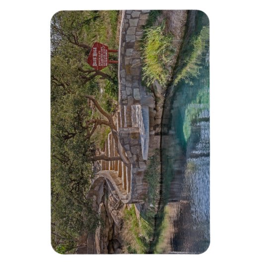 Blue Hole auf Route 66 Magnet (Vertikal)