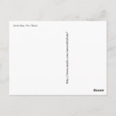 Blue Hole auf Route 66 Postkarte (Rückseite)