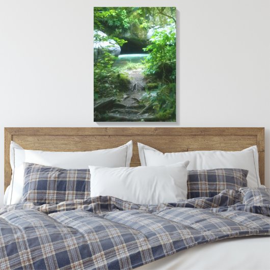 Blue Hole Leinwanddruck (Insitu (Schlafzimmer))