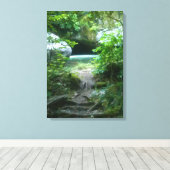 Blue Hole Leinwanddruck (Insitu (Holzboden))