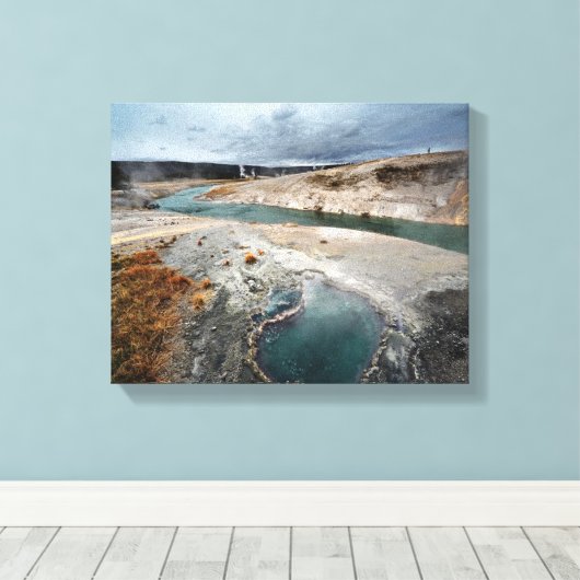 Blue Hole Leinwanddruck (Insitu (Holzboden))