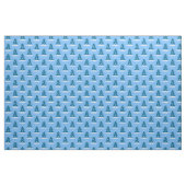 Blue Holiday Fabric Blauer Weihnachtsbaum Stoffe (Fat Quarter (45,7 x 55,9 cm))