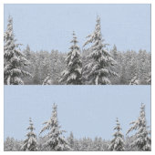 Blue Holiday Fabric Blue Christmas Tree Fabrics Stoff (Nahaufnahme)
