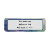 Blue Holiday Rücksendeadresse (Vorne)