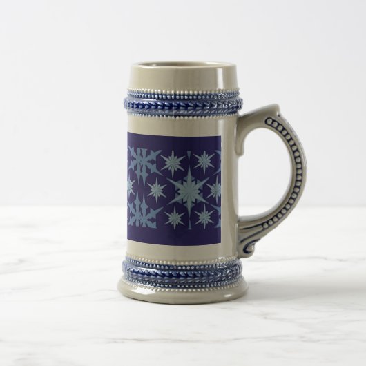 Blue Holiday Stein Tasse (Rechts)