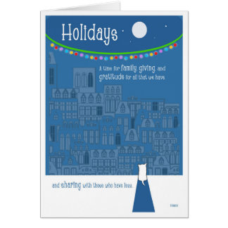 Blue Holidays Denken Sie an Obdachlose Hunde