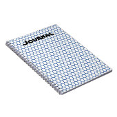 Blue Honeycomb Pattern Personal Journal Notizblock (Rechte Seite)