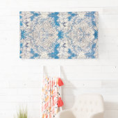 Blue Honeysuckle (von William Morris) Banner (Insitu)