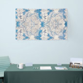 Blue Honeysuckle (von William Morris) Banner (Messeveranstaltung)