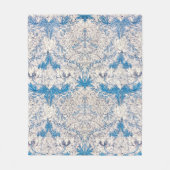 Blue Honeysuckle (von William Morris) Fleecedecke (Vorderseite)