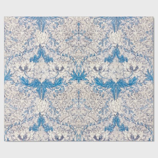 Blue Honeysuckle (von William Morris) Geschenkpapier (Flach)